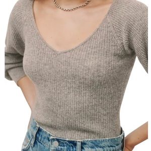 Reformation Hart Cashmere Sweater